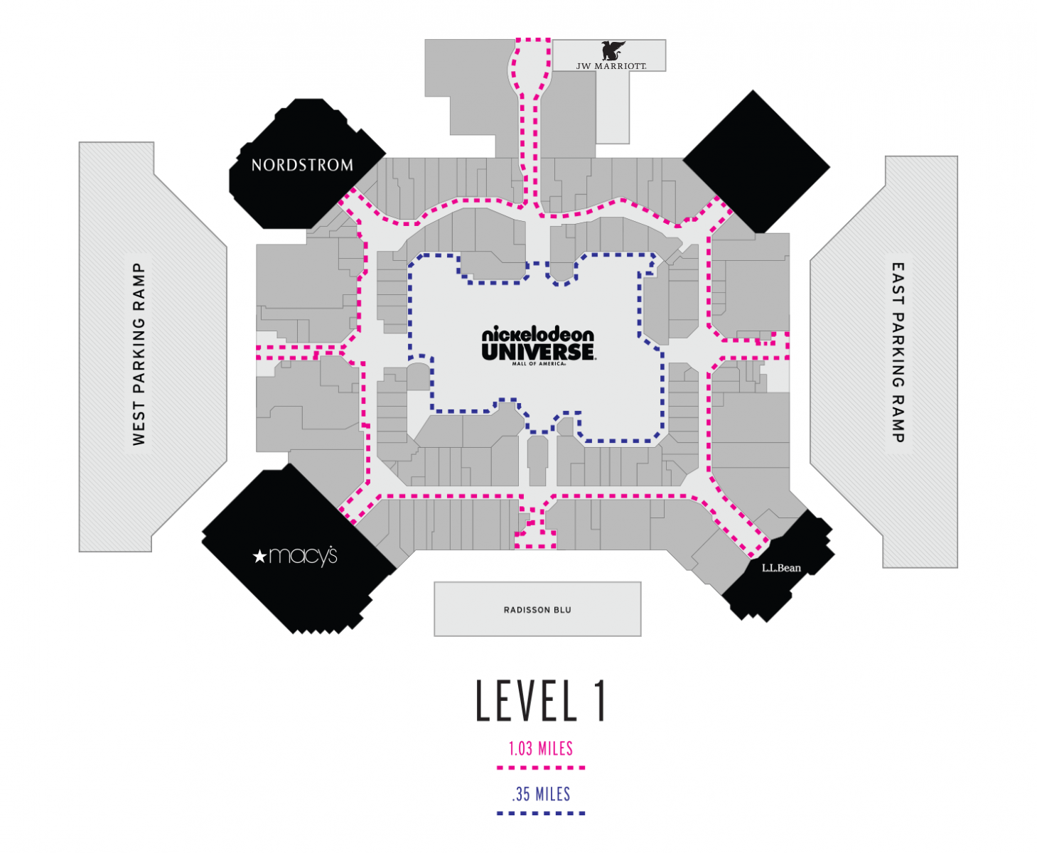 Level 1 Walking Map