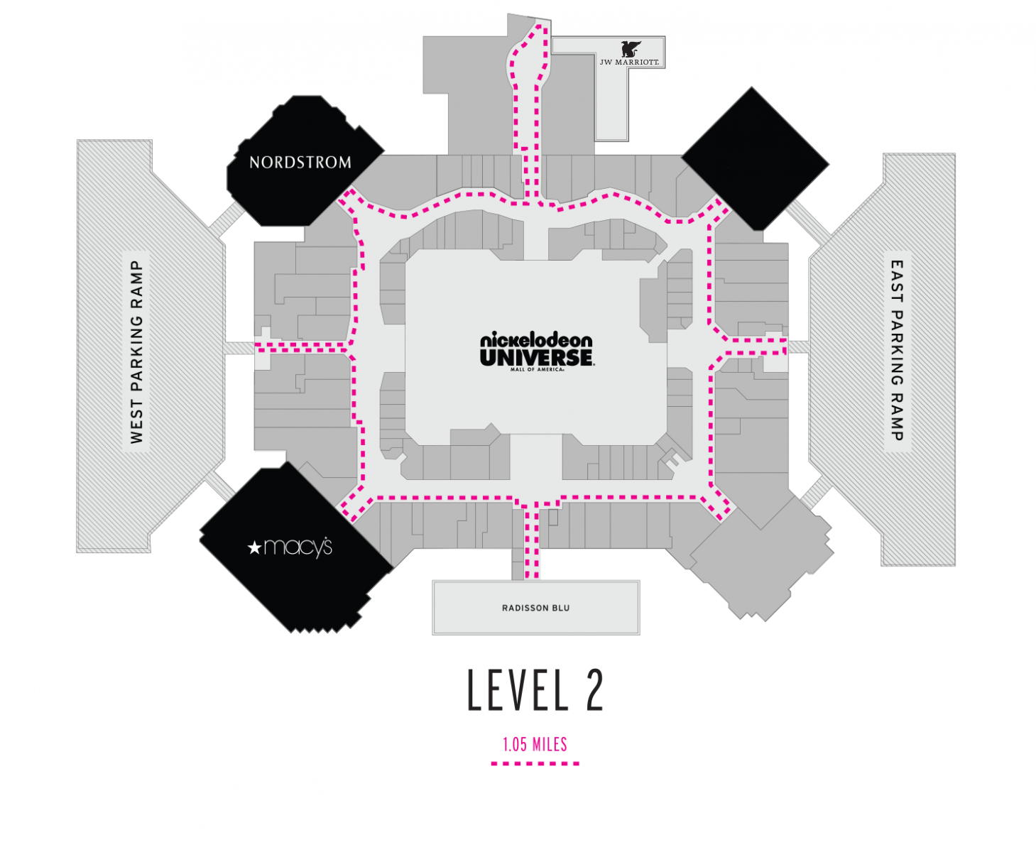 Level 2 Walking Map