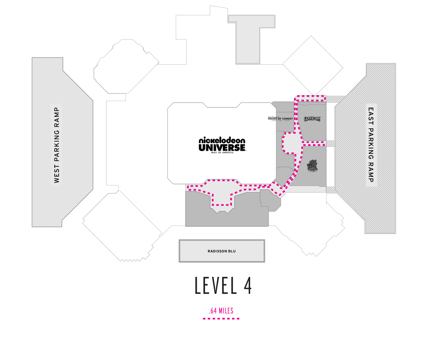 Level 4 Walking Map